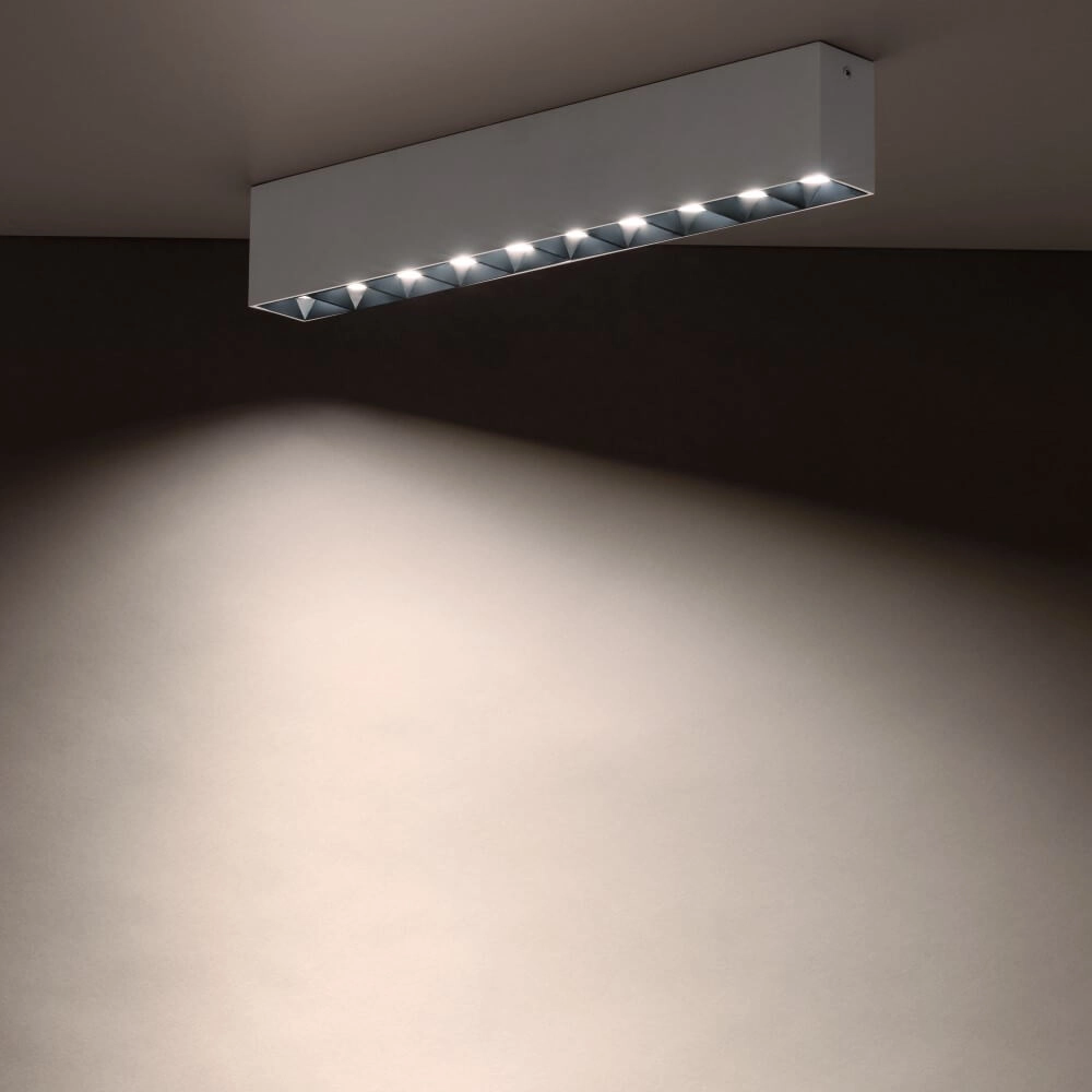 Witte opbouwspot Midi Led 10x1 leds - 4000K Lyora 5903139100533