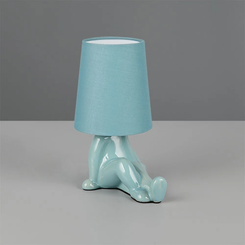 Tafellampje Huma blauw Trio 4017807682557