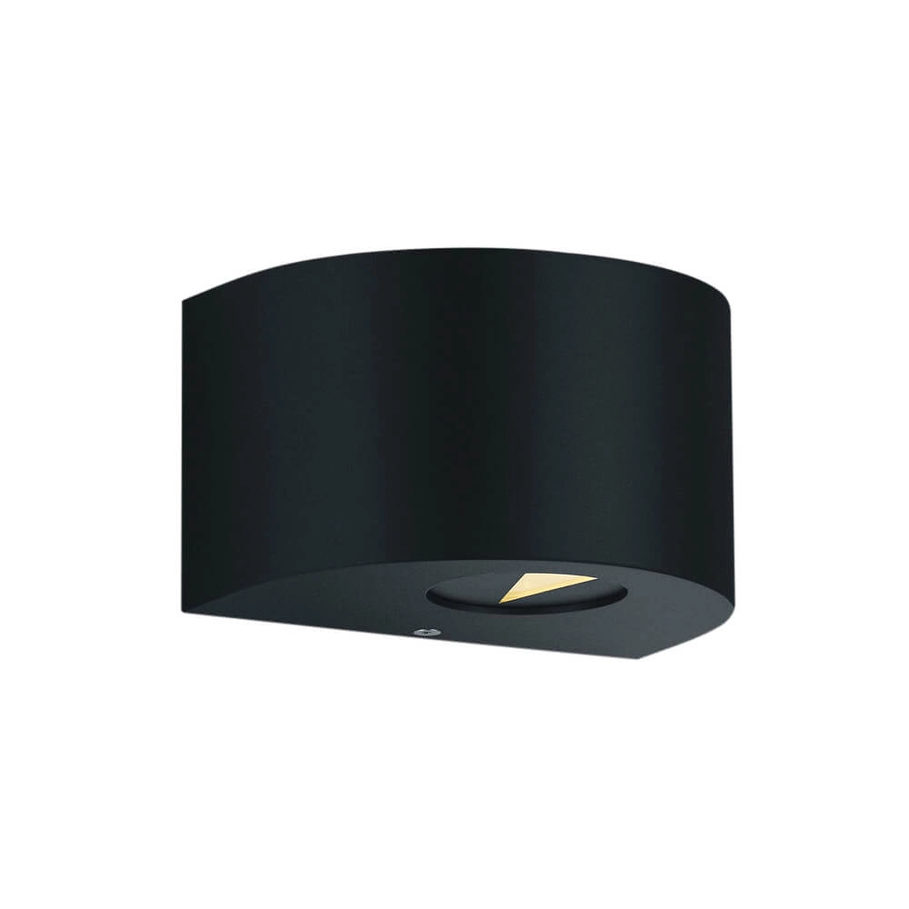 muur licht Rosario Up - Down 2x2w - 3000K mat zwart Trio 4017807411768