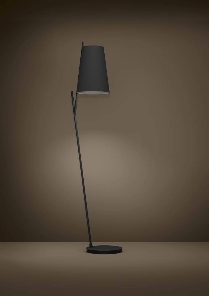 Schemerlamp Petrosa met zwarte kap Stars of Light 9008606238132