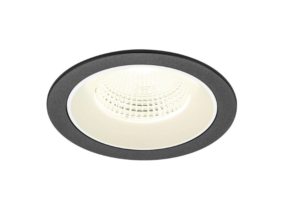Inbouwspot Numinos L zwart/wit 4000K - 55gr SLV 4024163309554
