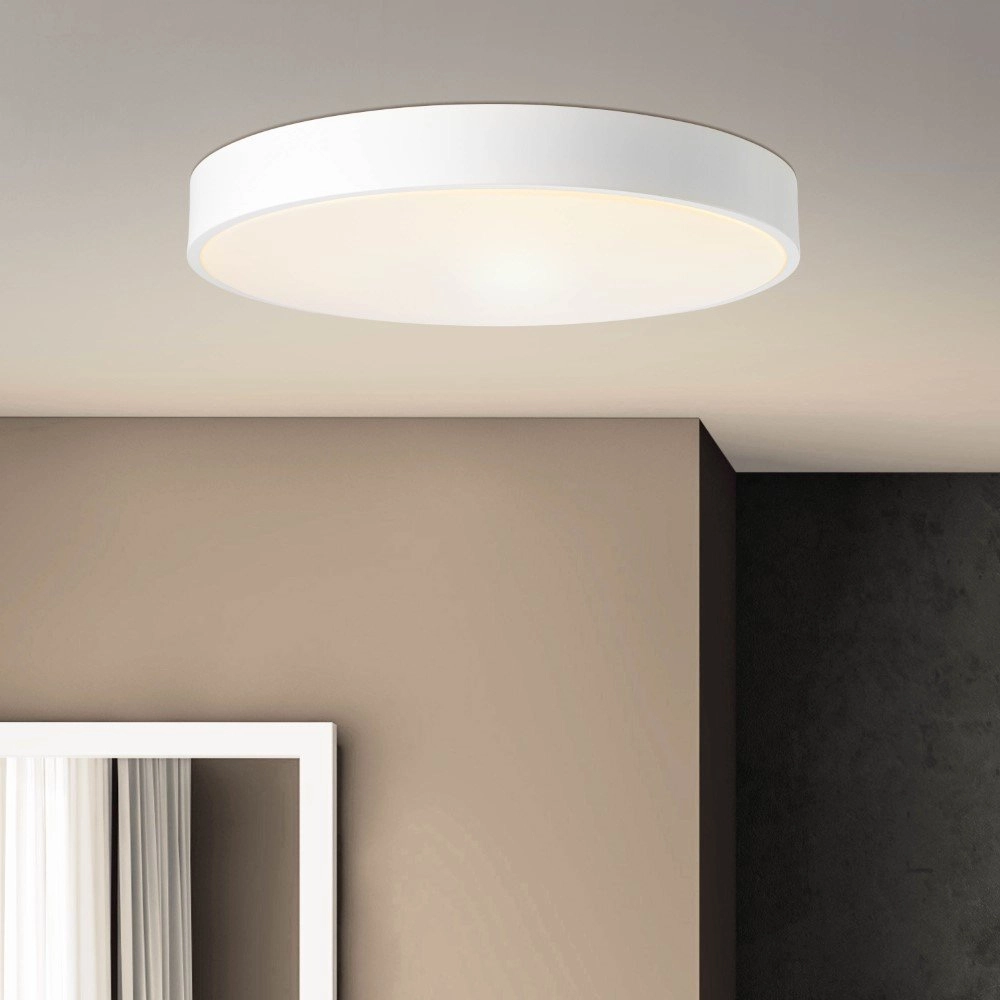Witte led plafondlamp Slimline Ø 49cm Brilliant 4004353375842
