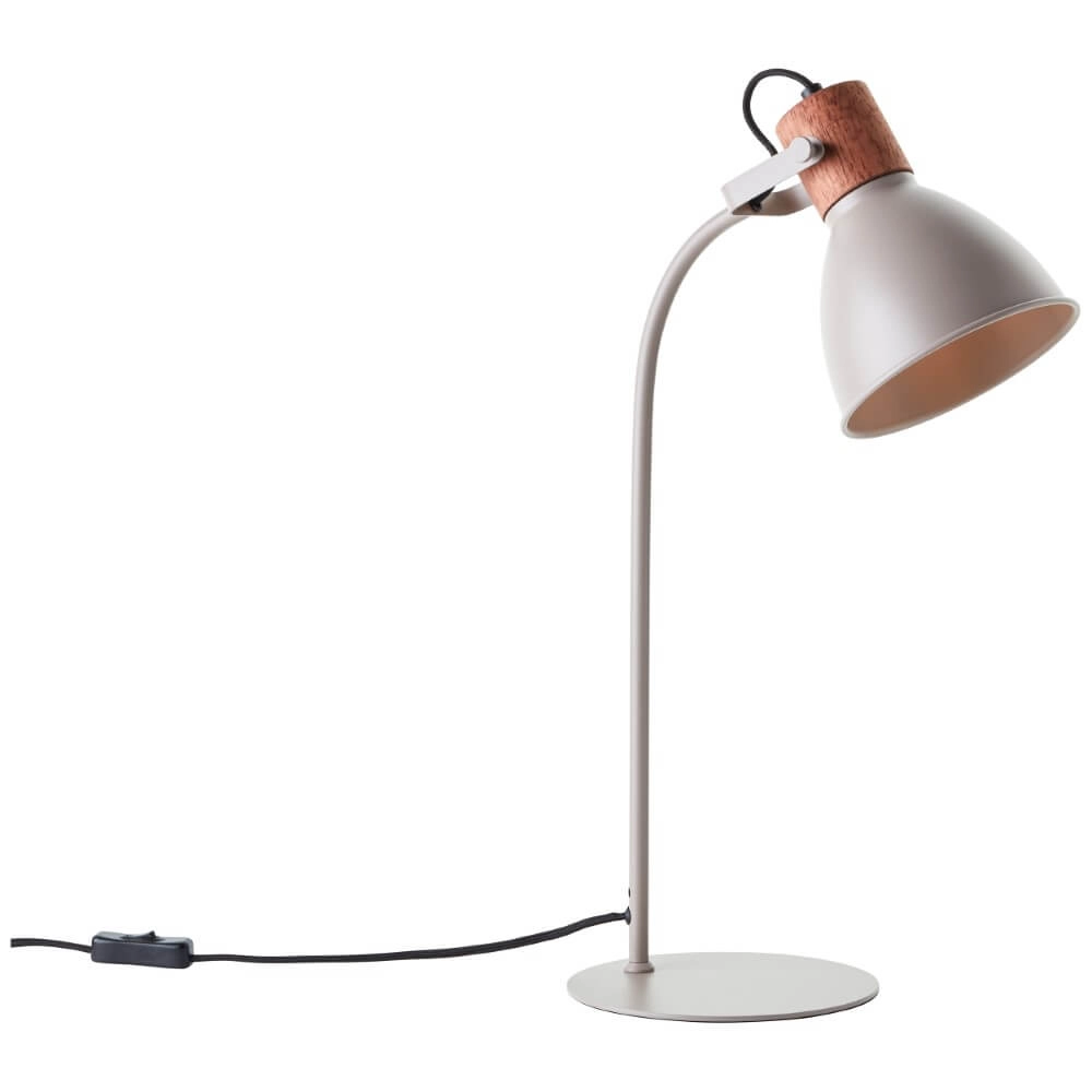 Tafellamp Erena taupe Brilliant 4004353412974