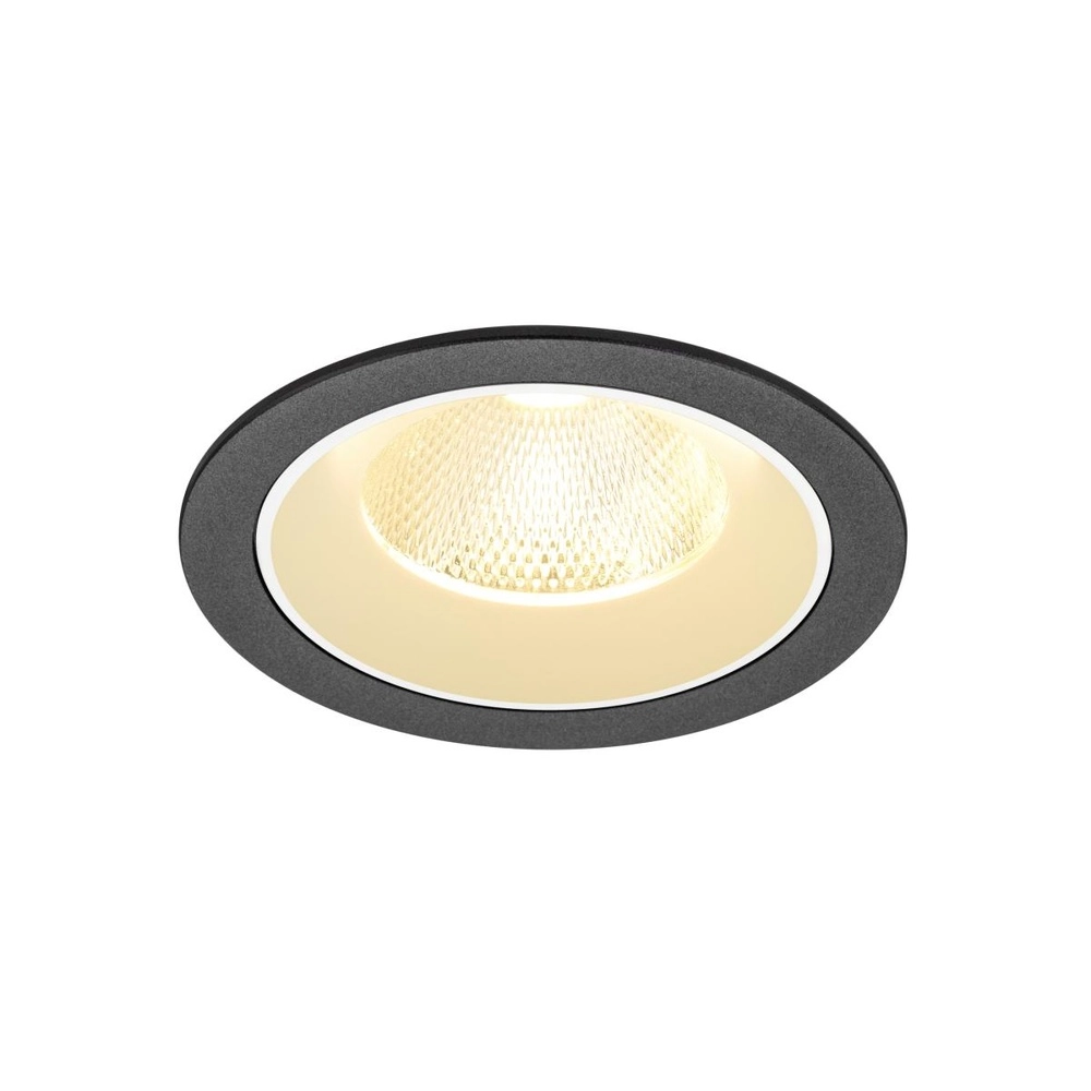 Inbouwspot Numinos L zwart/wit 3000K - 20gr