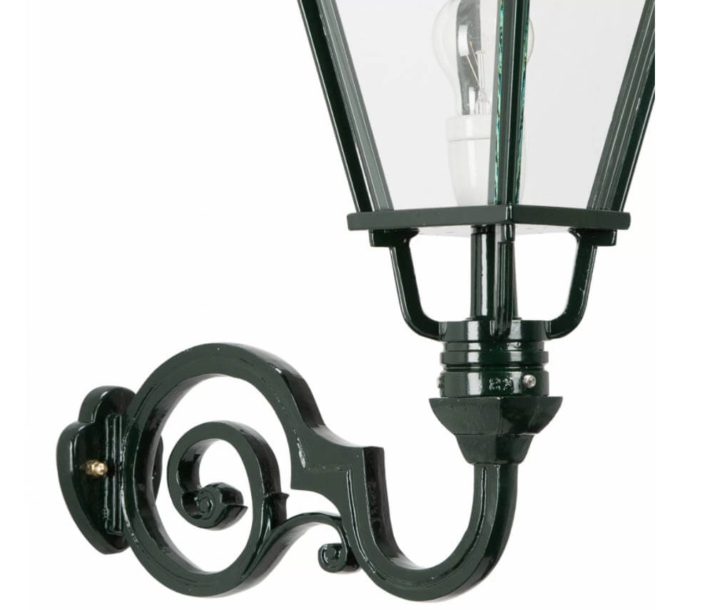 Muurlamp Singel M oudhollands - zwart KS verlichting 8714732114141