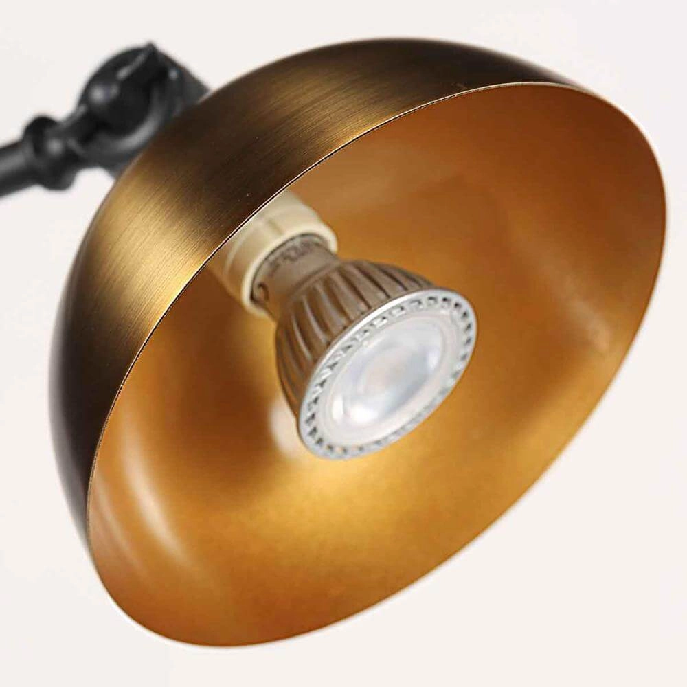 Vloerlamp Pintino zwart met brons Steinhauer 8712746176490
