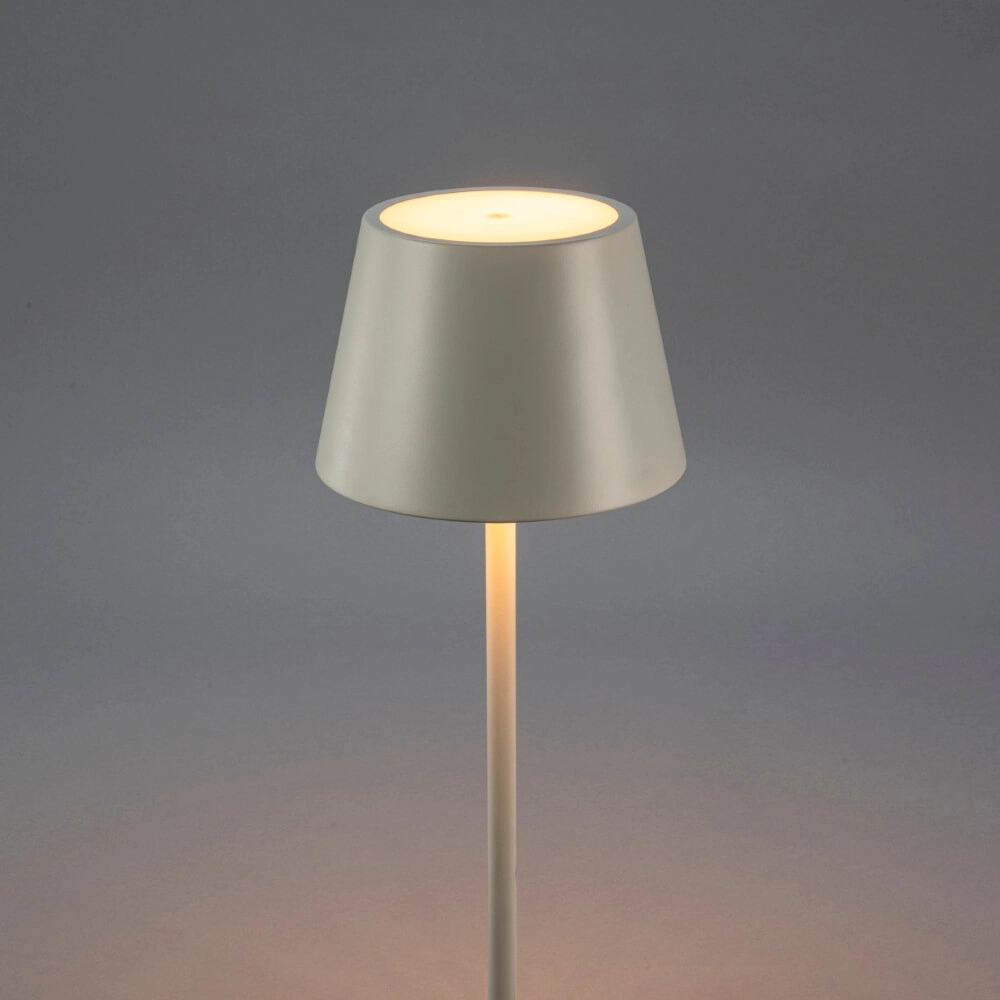 Oplaadbare vloerlamp Pomezia Medium wit KonstSmide 7318307841251