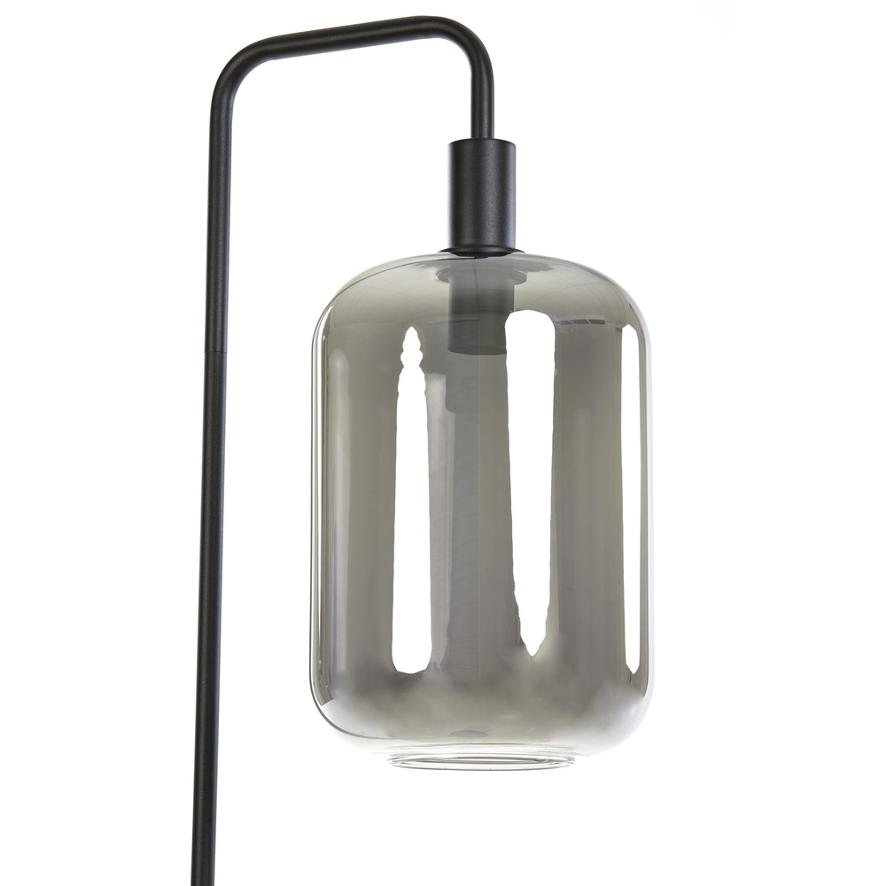 Vloerlamp Lekar met smoke glas Light & Living 8717807636654