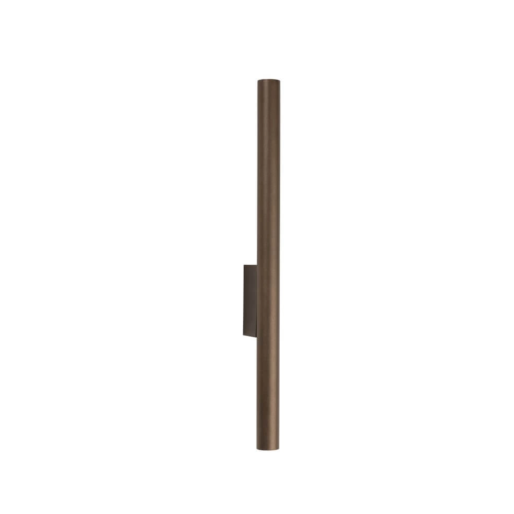 Smalle wandlamp Laser Wall chocolade bruin