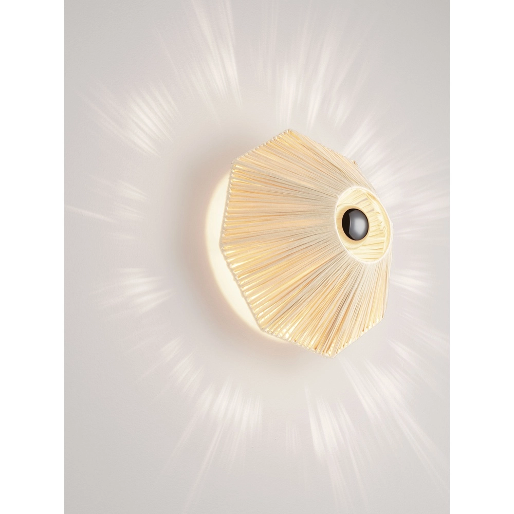 Japandi wandlamp Elvio Ø 30cm Lyora 5212017493880