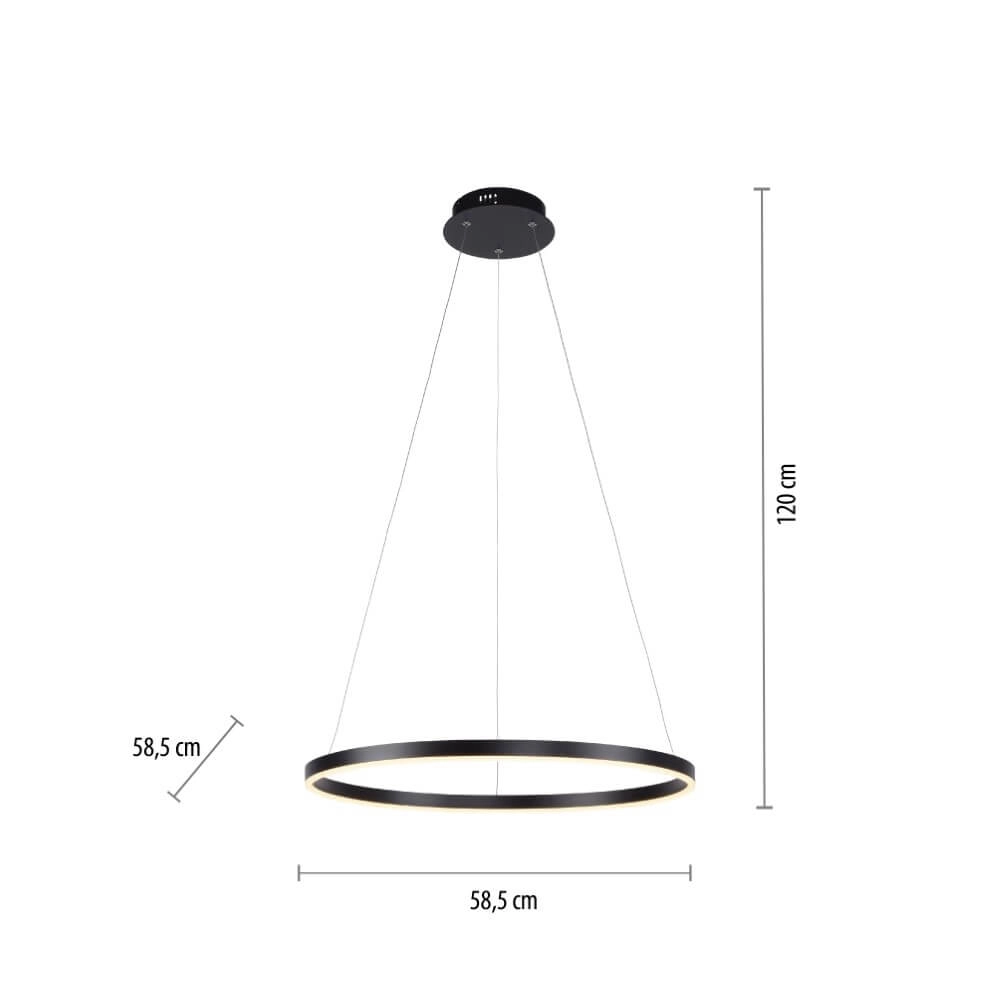 Led hanglamp Ritus Ø 60cm Paul Neuhaus 4043689983956