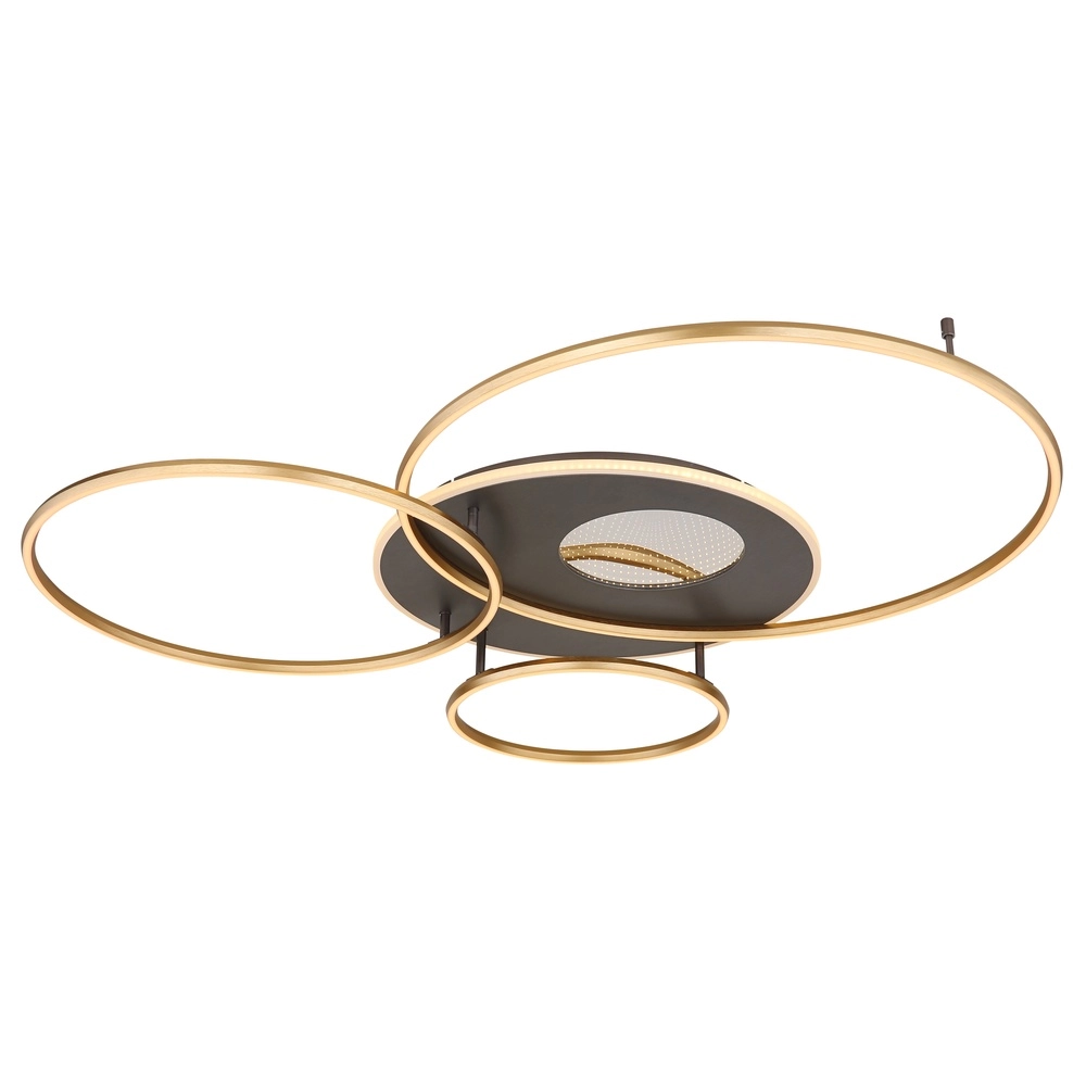 Moderne plafondlamp Invertina goud 126cm Globo 9007371453016
