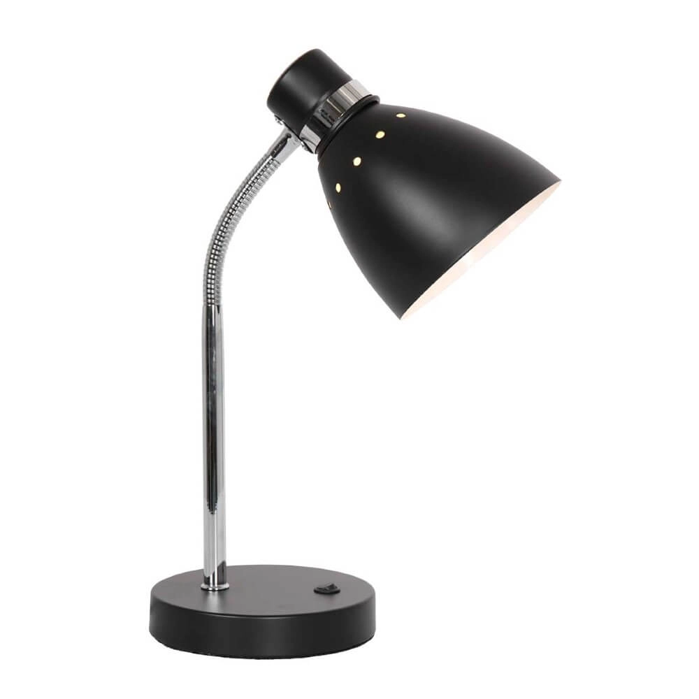 Zwarte bureaulamp Spring