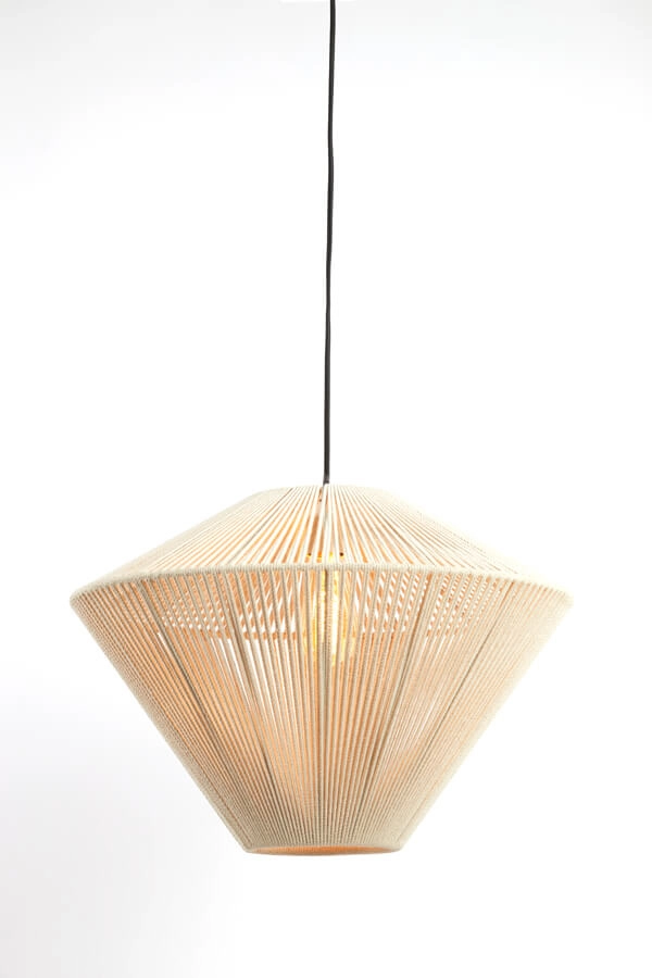 Hanglamp japandi Felida Ø 56cm crème