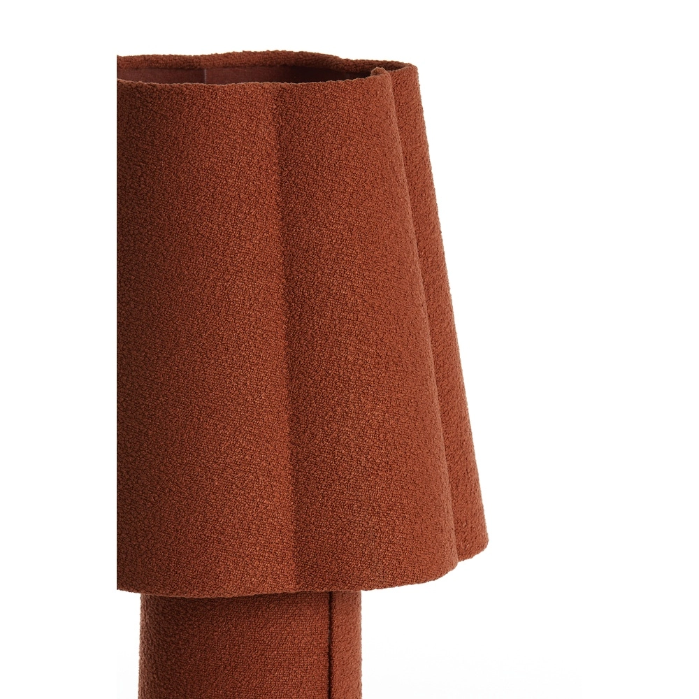 Schemerlamp Musaby organische vorm - terracotta Light & Living 8717807784263