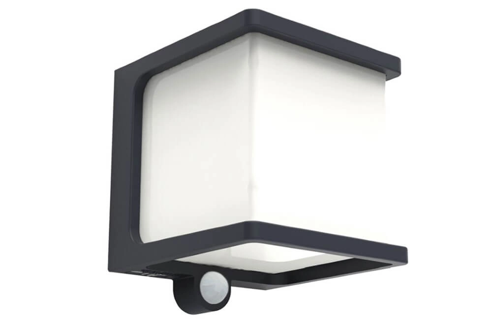 Wall lamp Doblo solar anthracite
