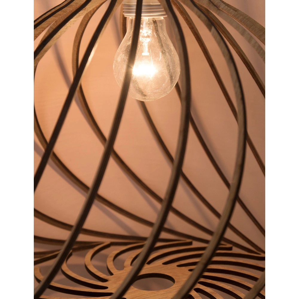 Houten hanglamp Adana Ø 35cm Lyora 5212017424952