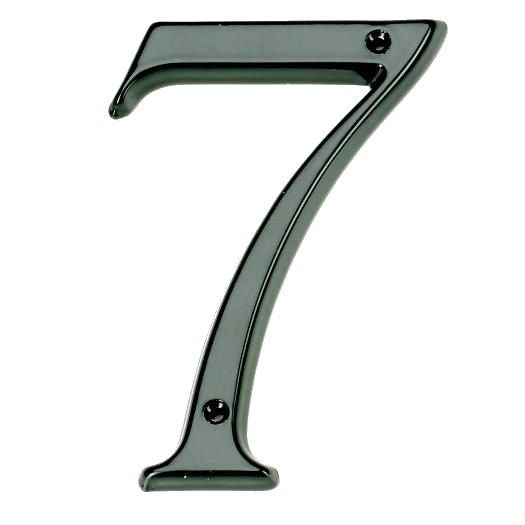 House number Address 7 zwart