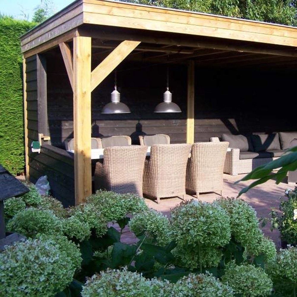 Veranda hanglamp Old Industry aan ketting