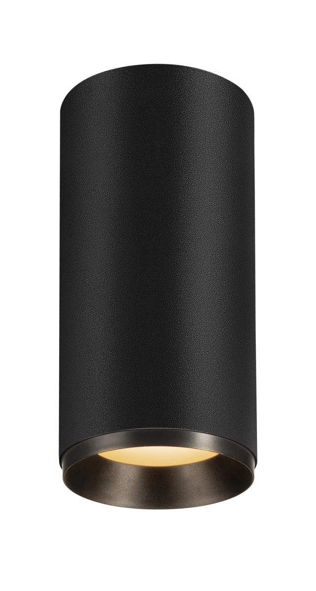 Opbouwspot Numinos L Dali cilinder zwart 2700K - 36gr
