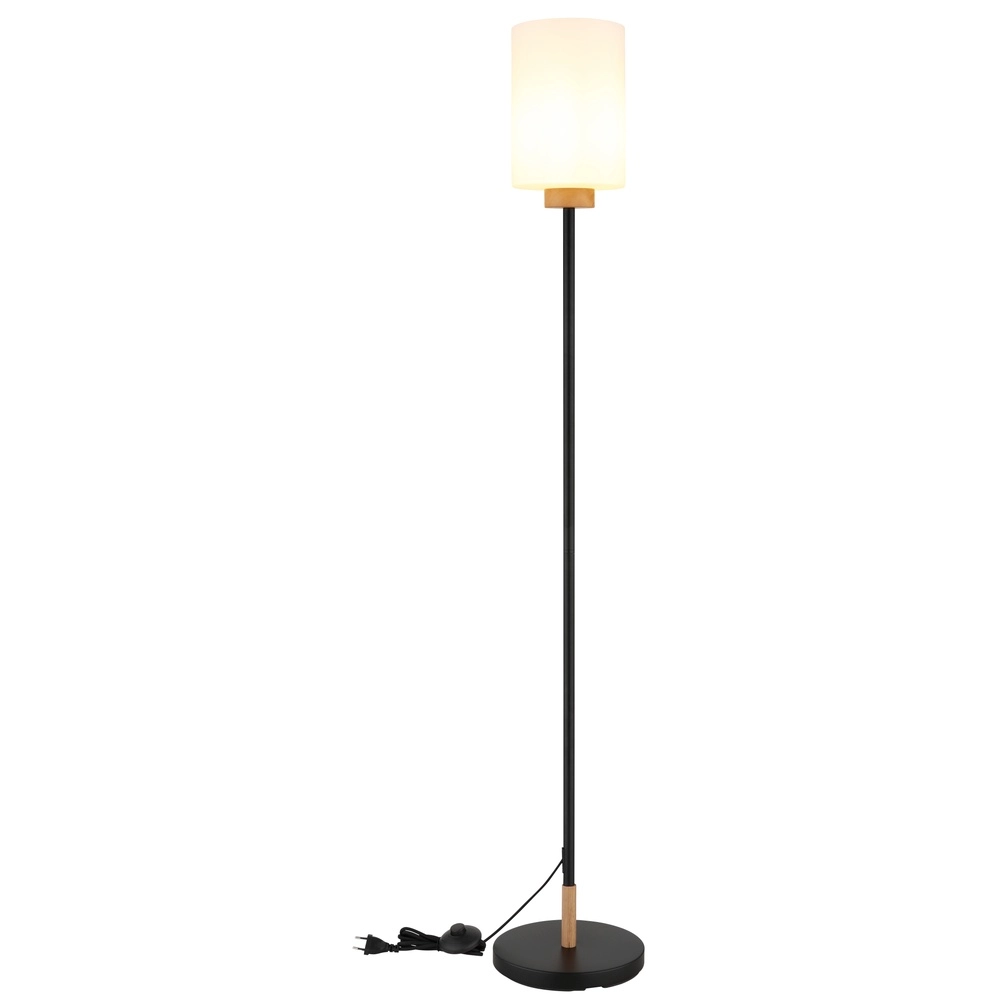 Vloerlamp Rowena zwart Globo 9007371580996