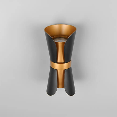 Design wandspot Coat zwart - up & down Trio 4017807613025