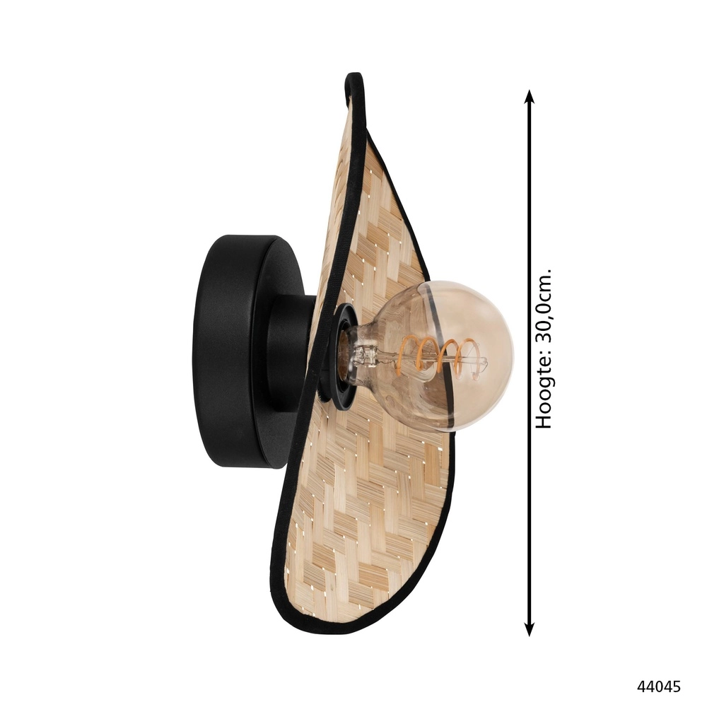 Rotan wandlamp Marywell Ø 30cm - 1x E27 Eglo 9002759440459