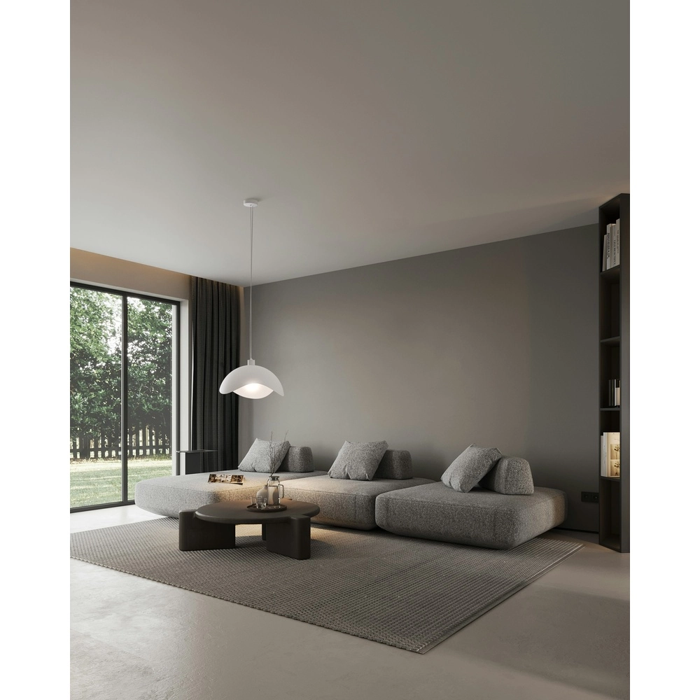 Design hanglamp Volta Ø50cm - golvend - wit Masterlight 8718121193915