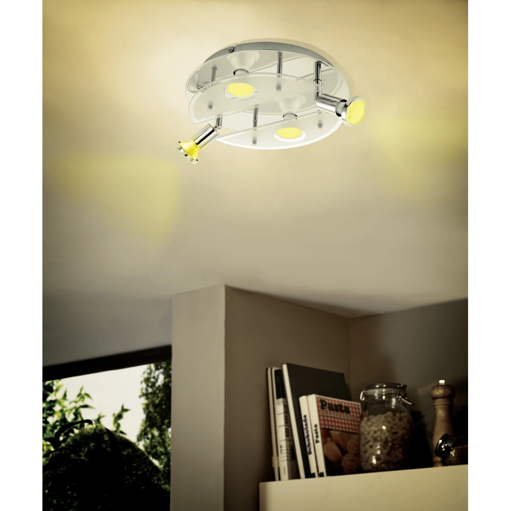 Plafondlamp Cabo-C rond chroom Eglo 9002759753818