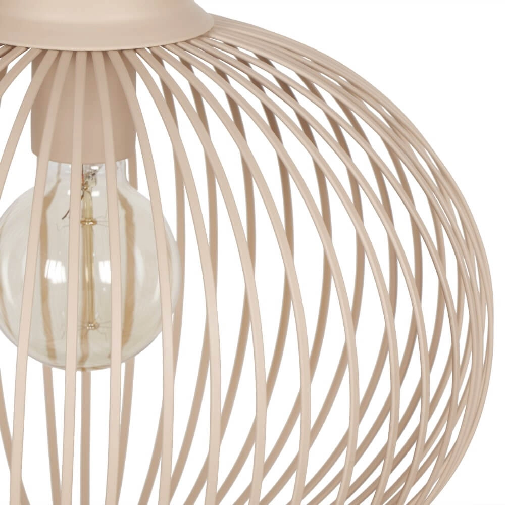 Draad hanglamp Gila Ø 33cm - zand Trio 4017807617542
