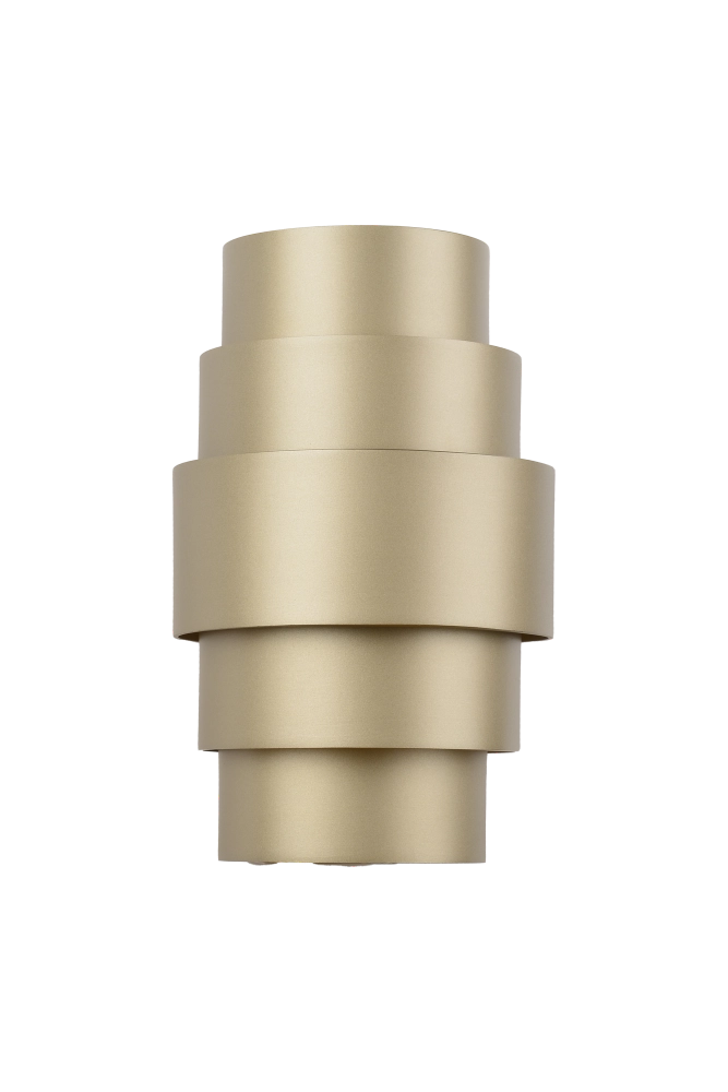 Design wandlamp Rolls champagne