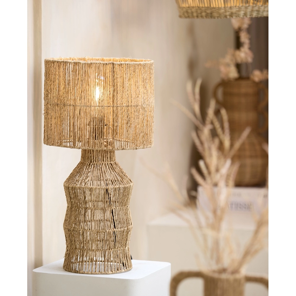 Jute schemerlamp Tidea Ø 28cm kap Light & Living 8717807836702