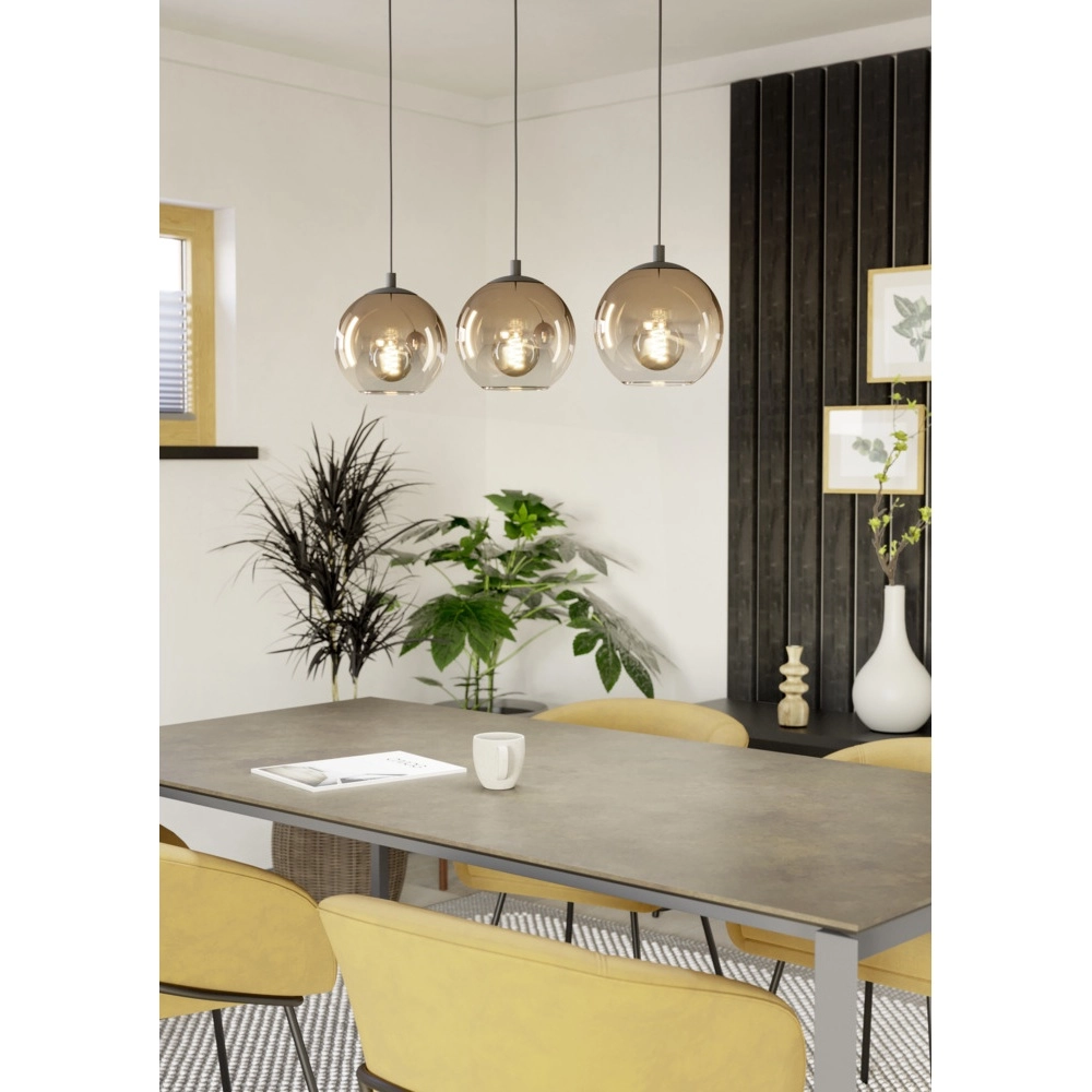 Hanglamp Ariscani 1 3-lichts zwart Eglo 9008606358052
