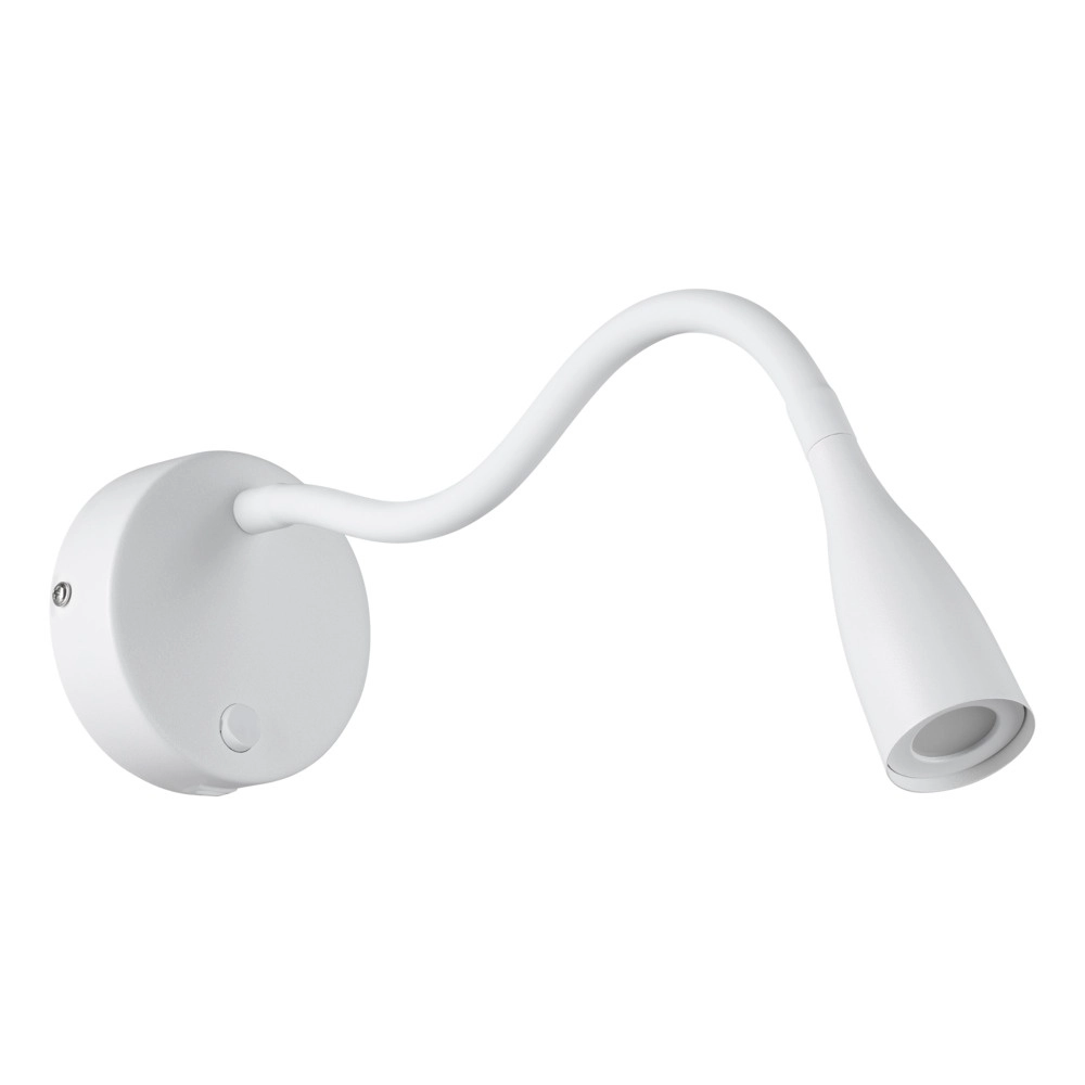 Bedlampje Olivandino 1 flexibel wit