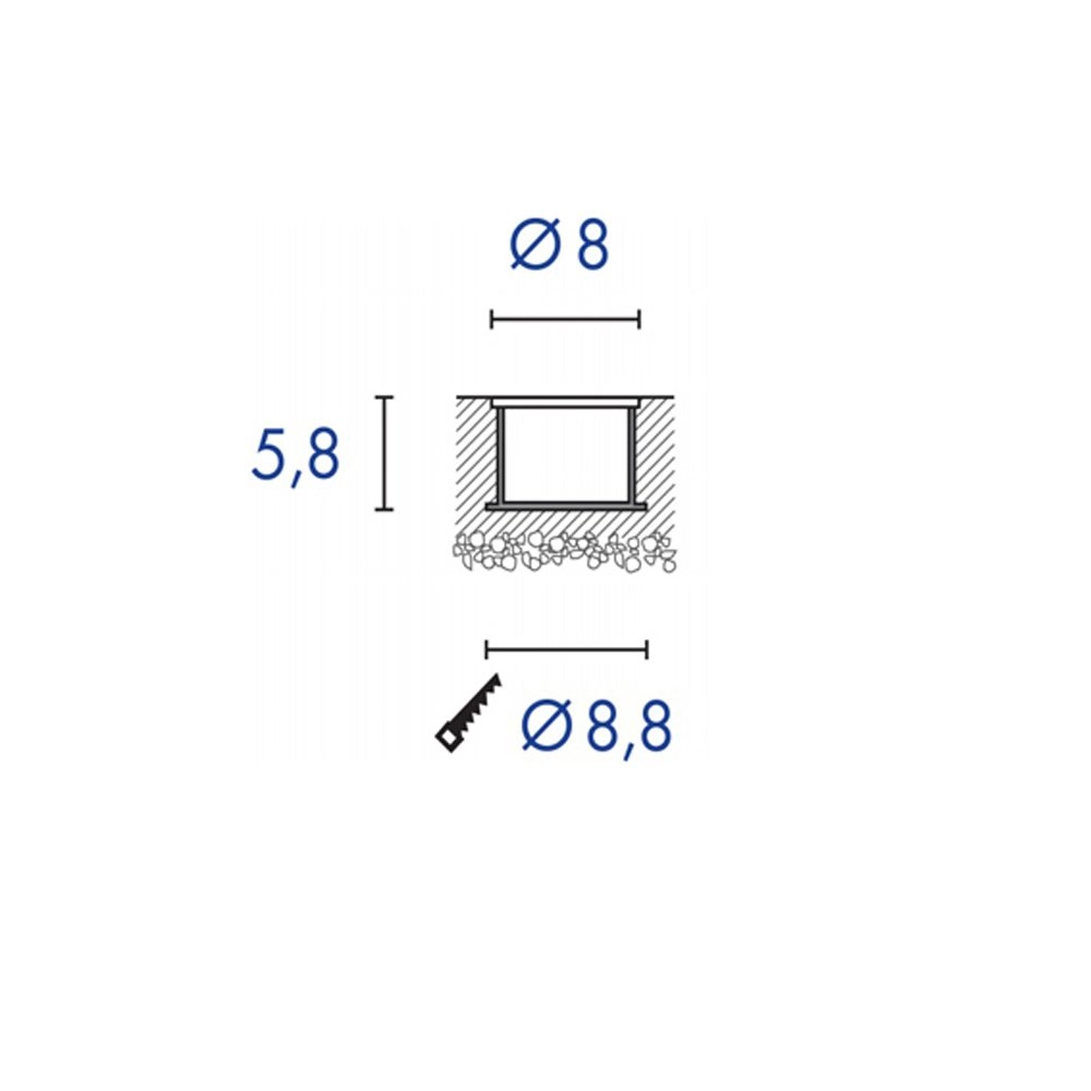 Led grondspot Dasar Flat SLV 4024163138048