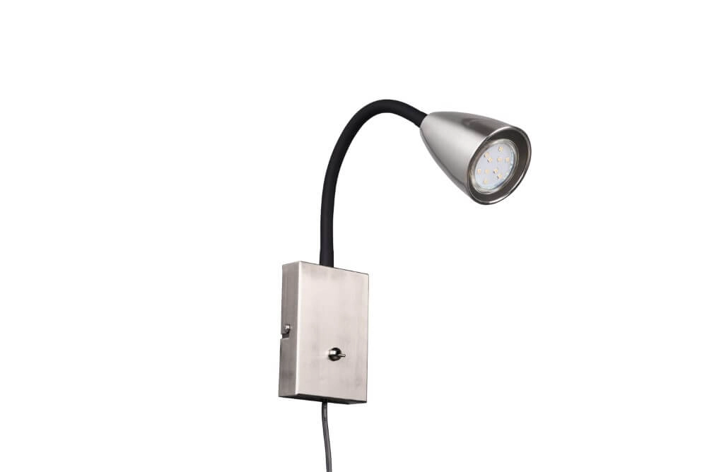 Flexibele leeslamp Wanda RVS
