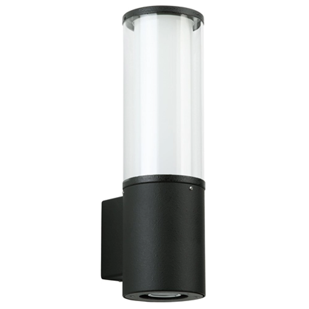 Muurlamp Rod met downlighter
