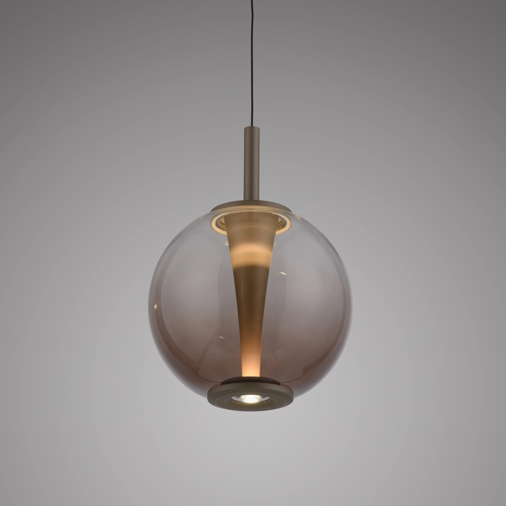 Led hanglamp Pure Infinity met amber glas - Ø 18cm Paul Neuhaus 4012248399040