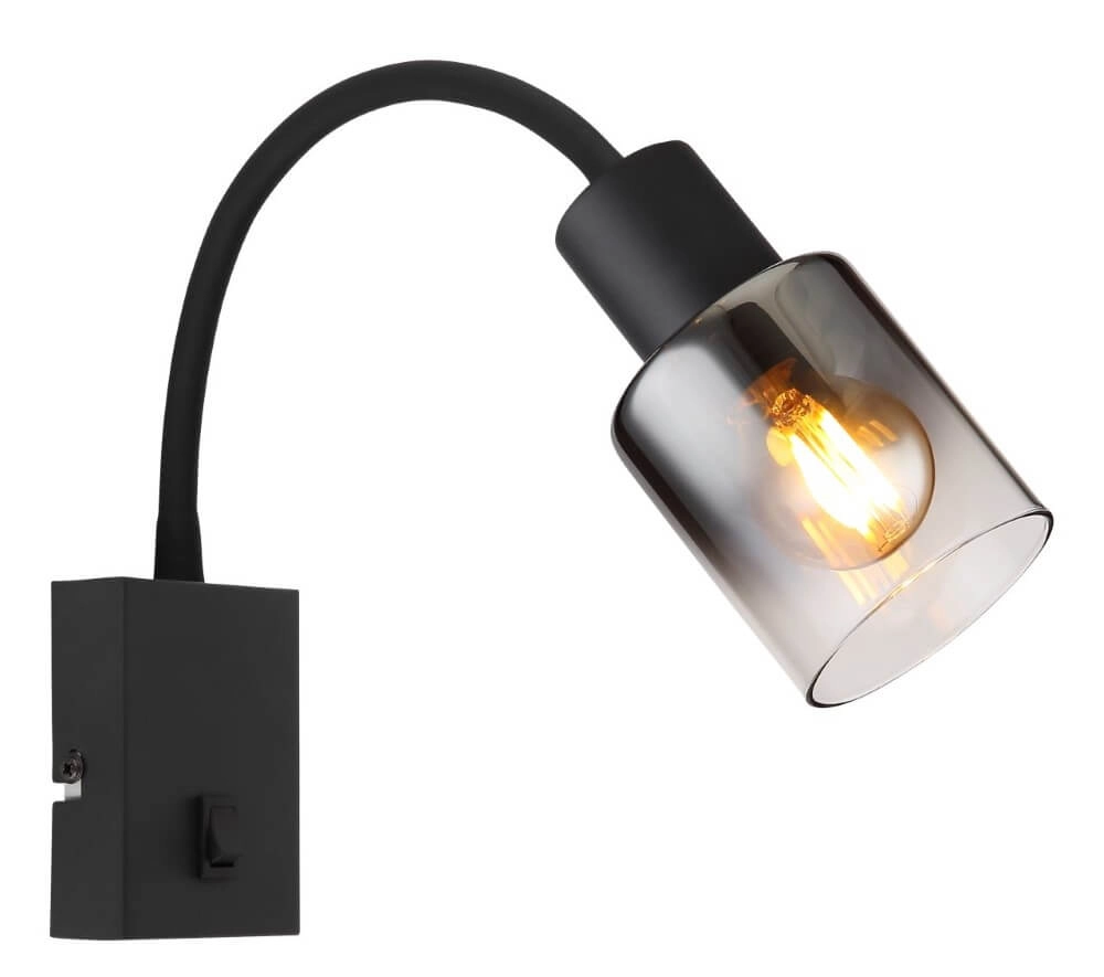 Flexibele wandlamp Hubertus met schakelaar