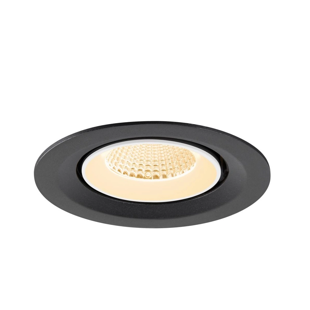 Inbouwspot Numinos Gimble M zwart/wit 2700K - 40gr SLV 4024163312097