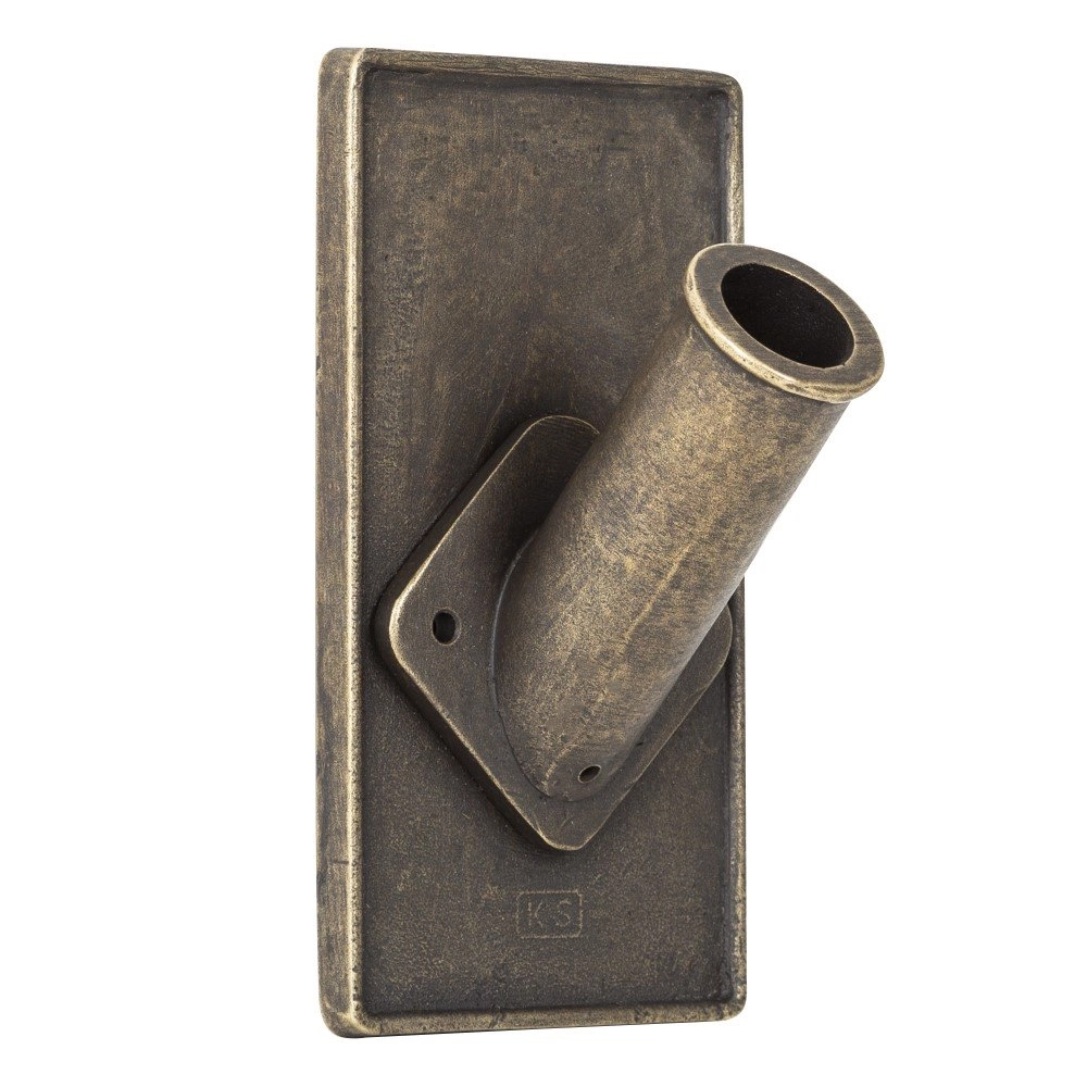 Bronzen vlaggenstokhouder Design