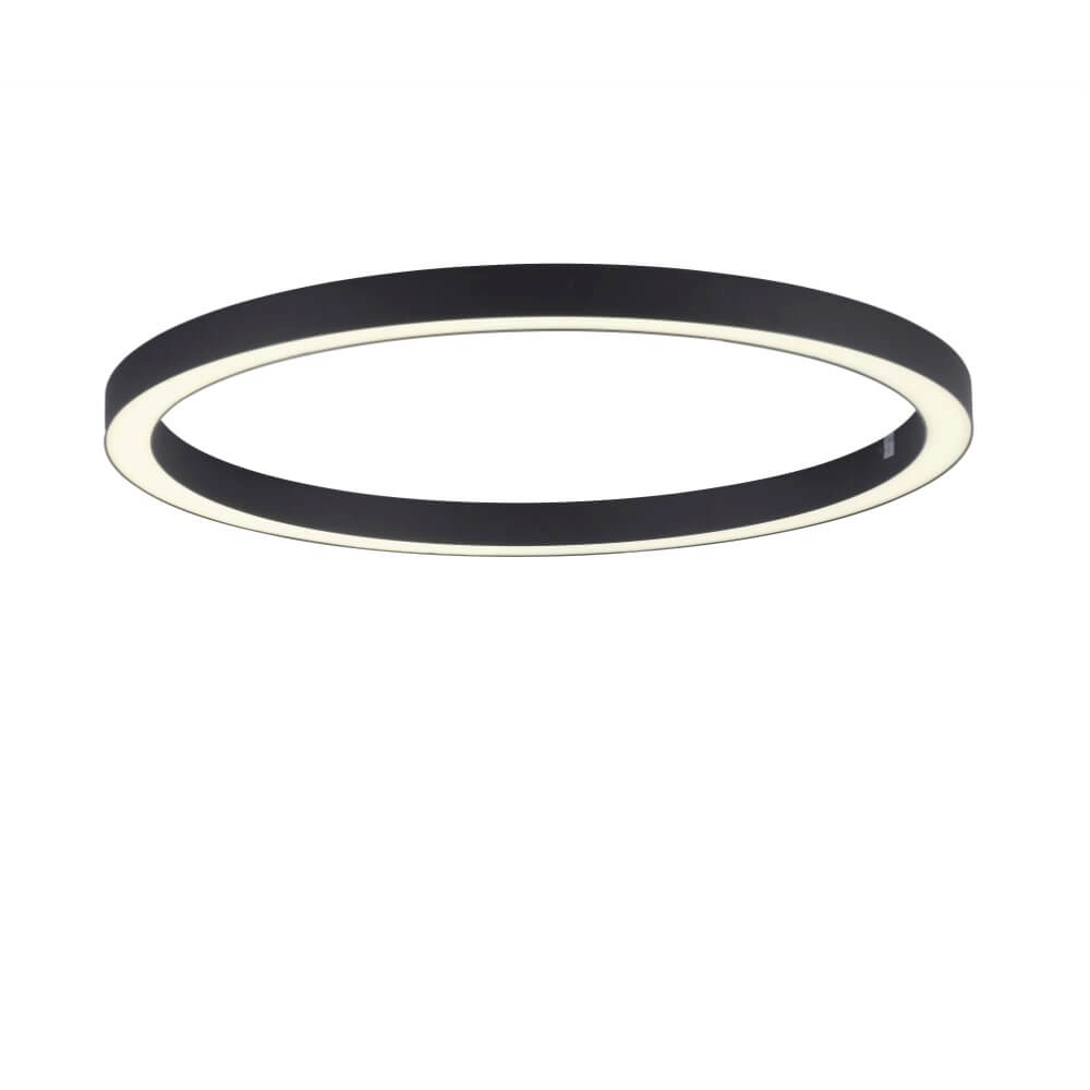 Ronde vloerlamp Pure Lines Round Ø 70cm antraciet
