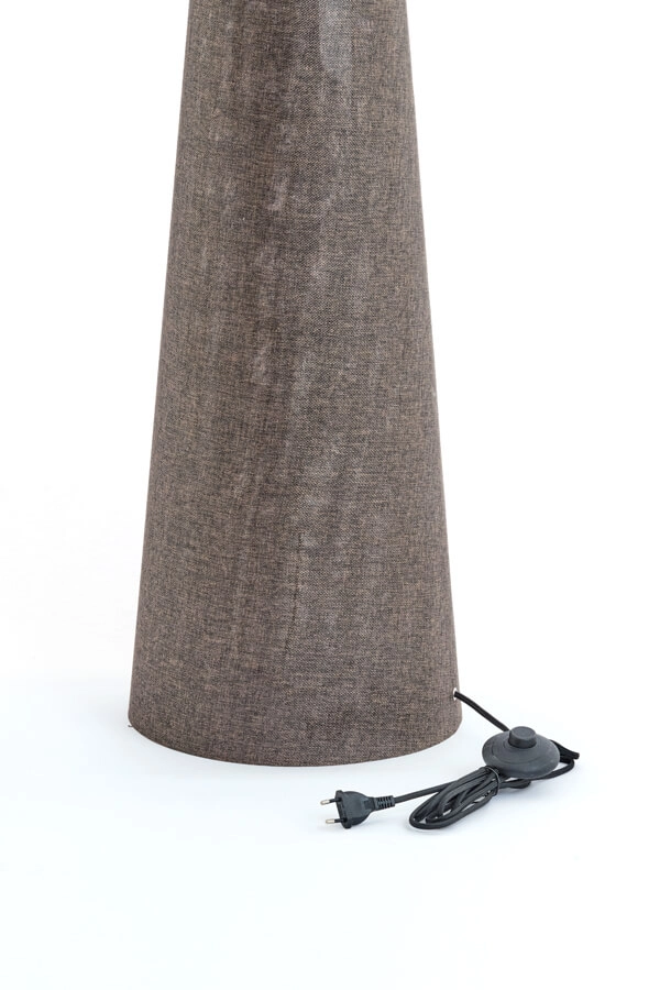 Vloerlamp Micky bruin Ø 38cm Light & Living 8717807761165