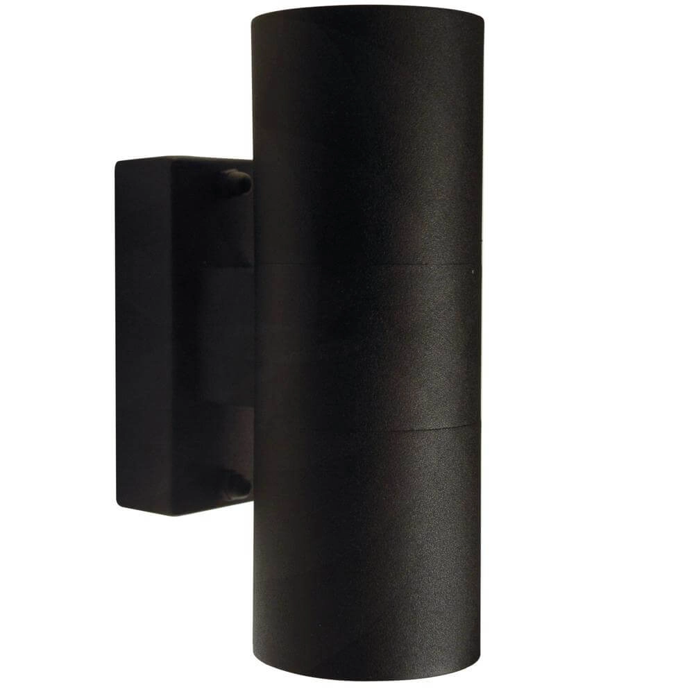 Up & downlighter Tin zwart 6cm