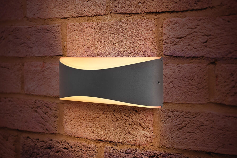 Design buitenlamp Wave Antraciet Lyora 5055788232445