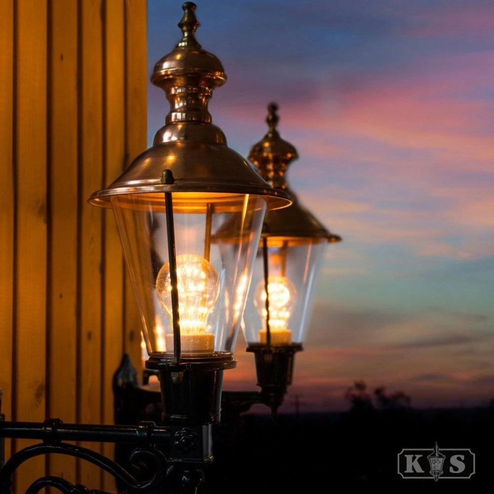 Nostalgische buitenlamp Edam zwart KS verlichting 8714732120449