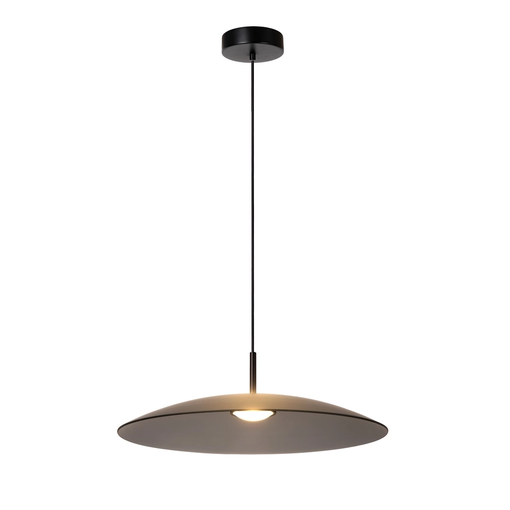 Strakke hanglamp Menga Ø 60cm smoke glas