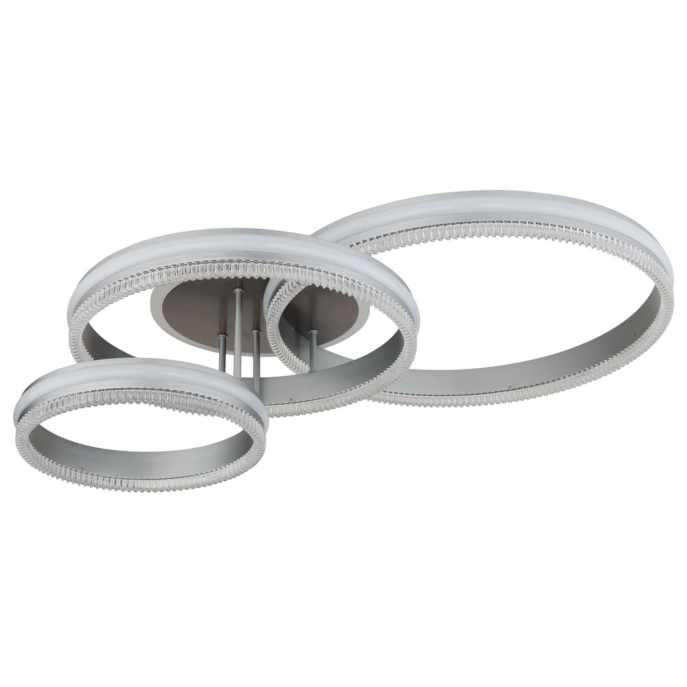 Plafondlamp Francine gunmetal 3 ringen Globo 9007371589630