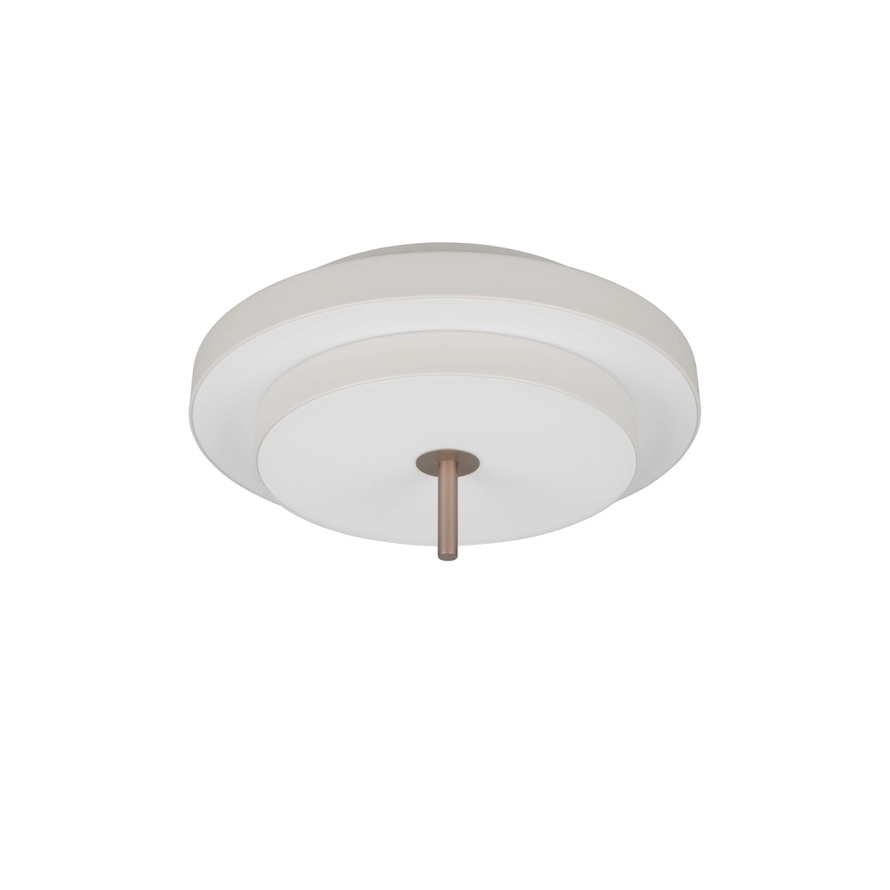Moderne plafondlamp Keaton wit Ø 40cm Trio 4017807653700