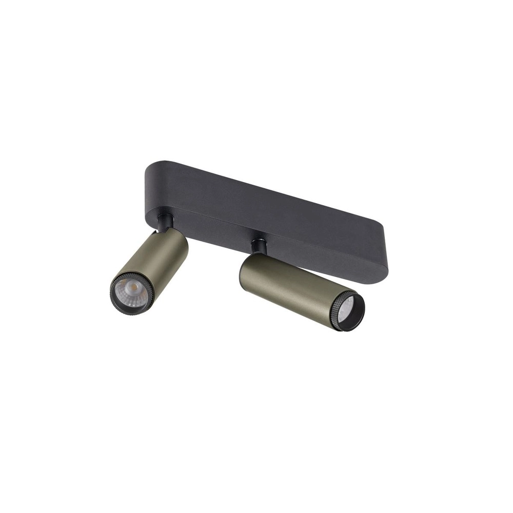 Opbouwspot Grip! S 2-lichts brons 3000K SLV 4024163304870